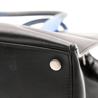 Balenciaga Calfskin Karung Padlock Nude Work XS Bag Black Electric Blue 14 of 20
