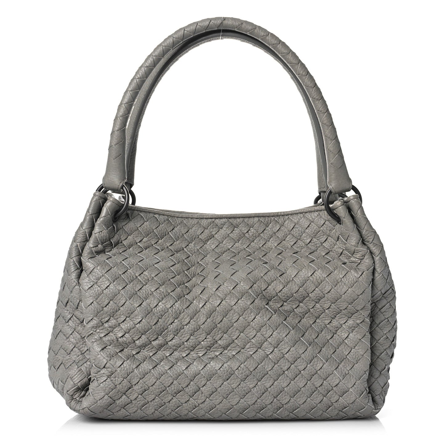 Nappa Intrecciato Parachute Bag Grey