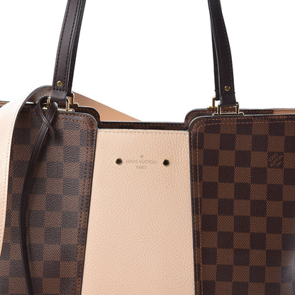 Louis Vuitton Damier Ebene Jersey Creme 9 of 10