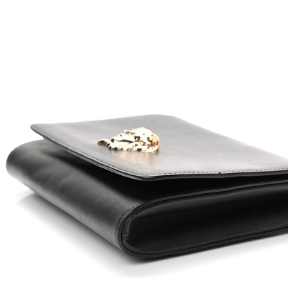 Versace Vitello Palazzo Medusa Evening Clutch Bag Black 9 of 11