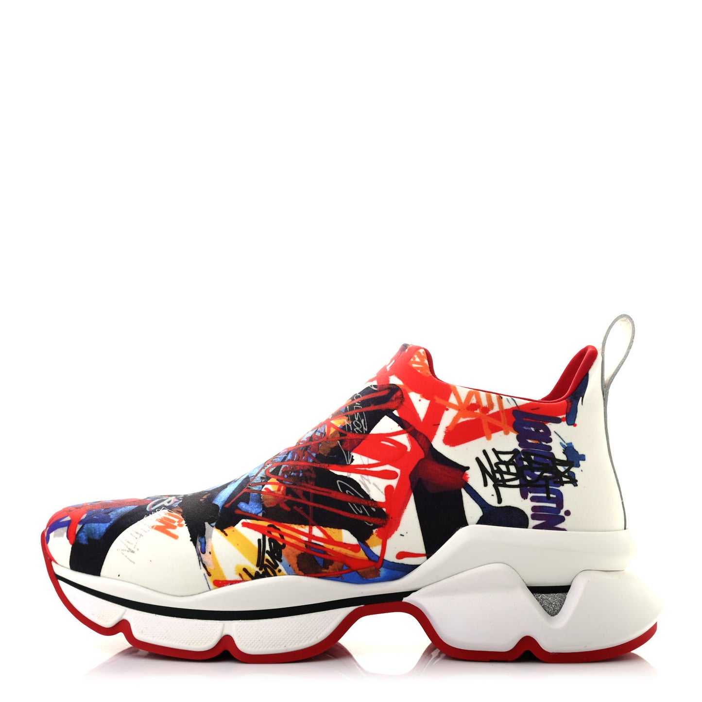 Neoprene Space Run Loubileo Donna Flat Sneakers 38 Multi