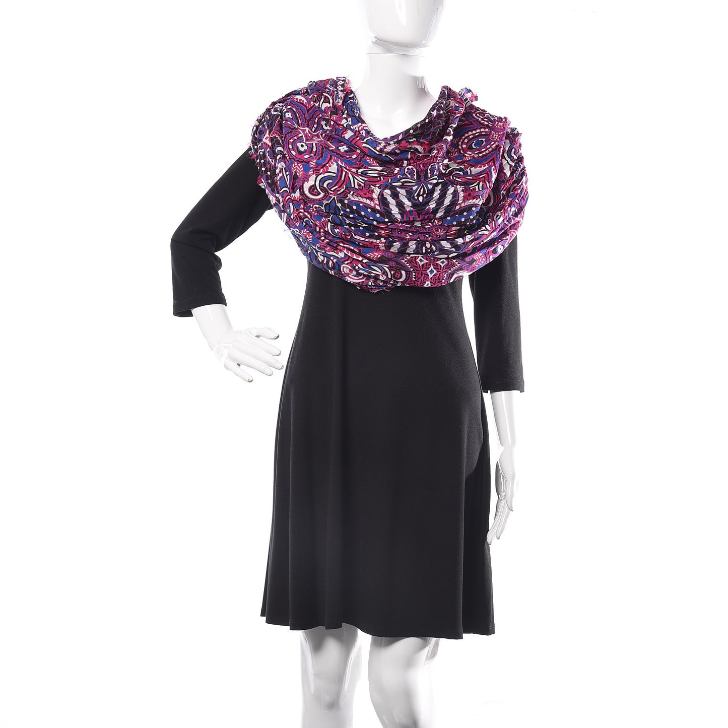 Cotton Etole Stole Blue Nuit
