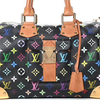 Louis Vuitton Monogram Multicolor Speedy 30 Black 8 of 15