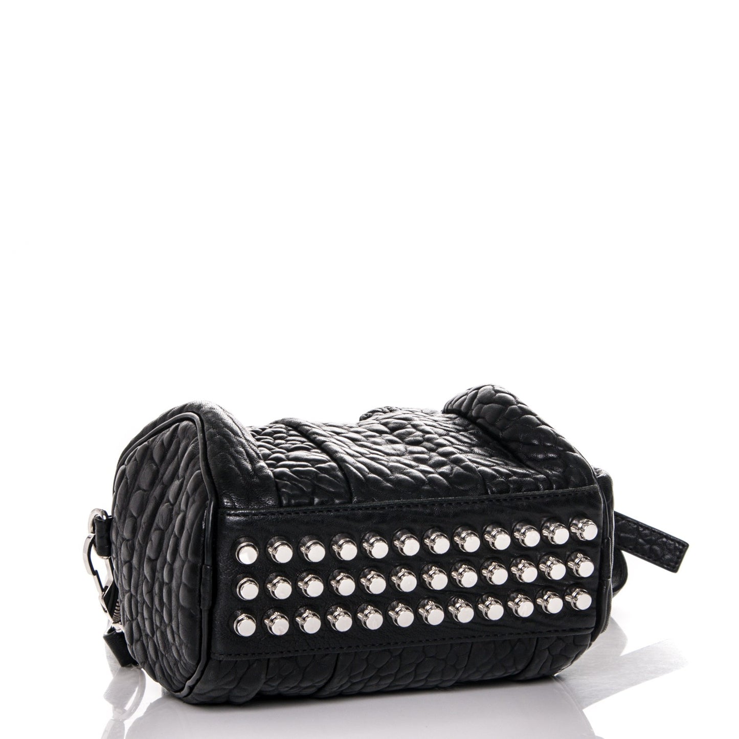 Pebbled Lambskin Mini Rockie Black Rhodium Hardware