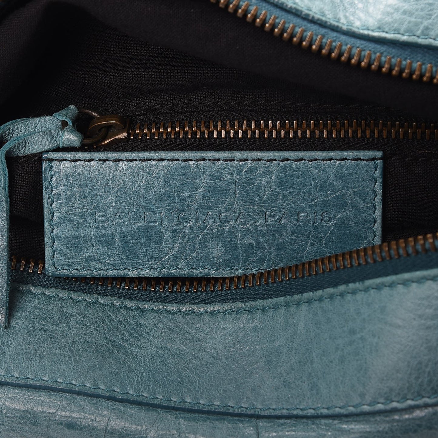 Chevre Classic Hardware Twiggy Aquamarine