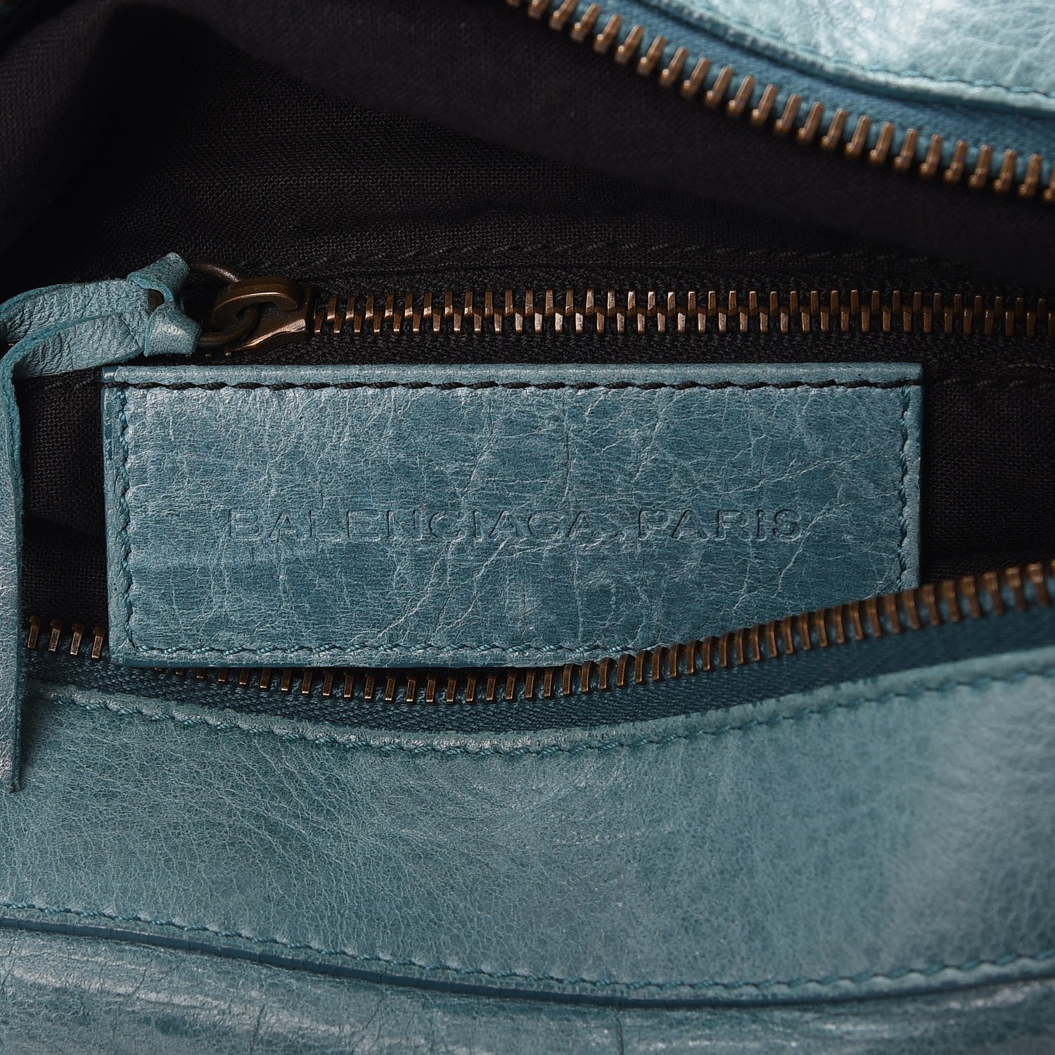 Balenciaga Chevre Classic Hardware Twiggy Aquamarine 6 of 11