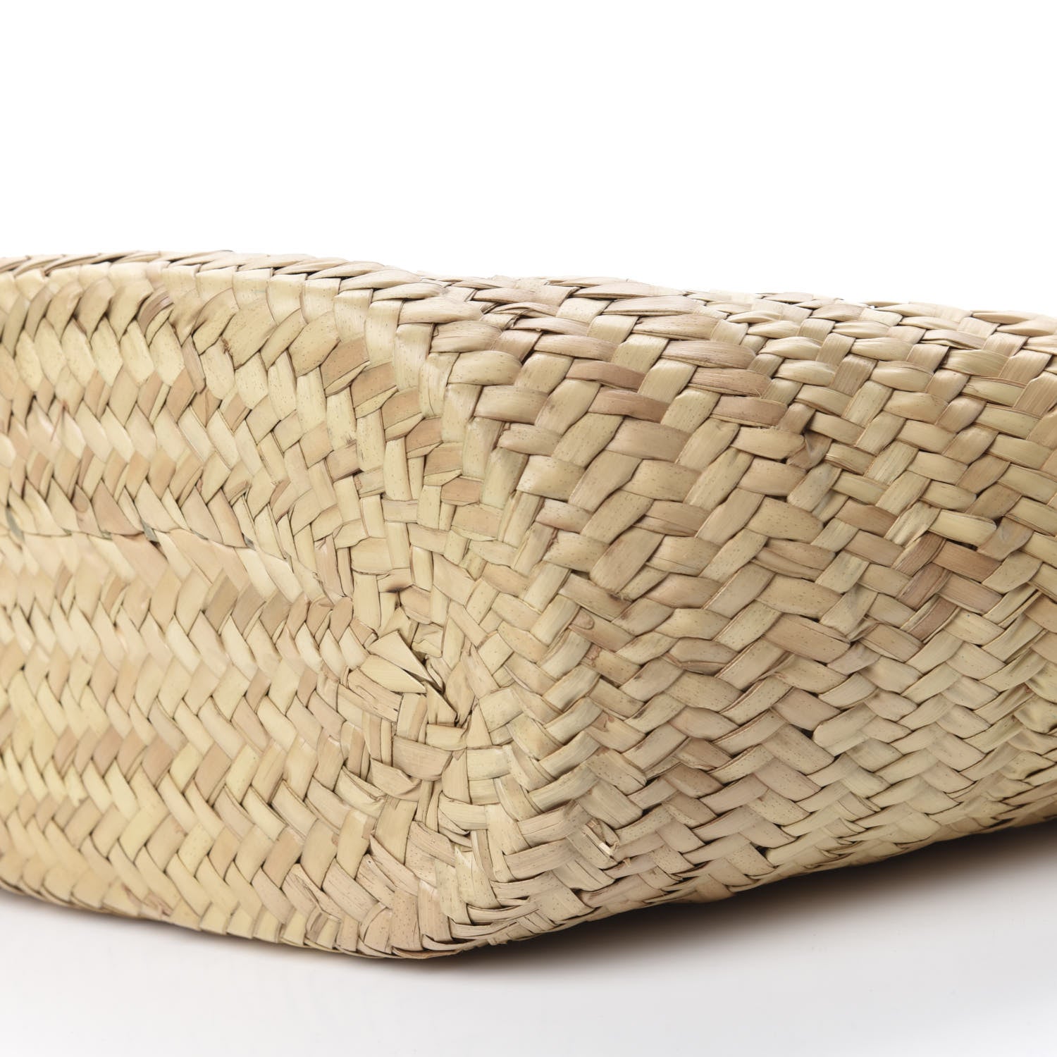 Balenciaga Straw Calfskin Bistrot Panier Small Tote Natural 7 of 11