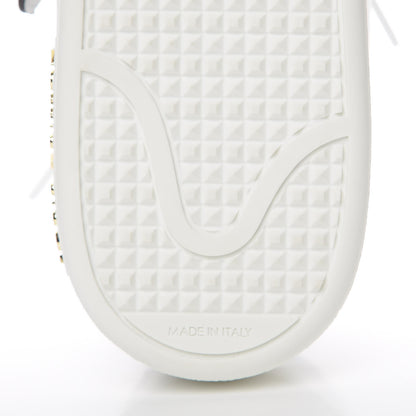 Louis Vuitton Calfskin Monogram Frontrow Sneakers 34 White 8 of 9