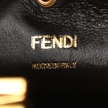 Fendi Vitello Seta Nabuk Pequin Medium Peekaboo X-Lite Cuoio Tabacco Moro 6 of 10