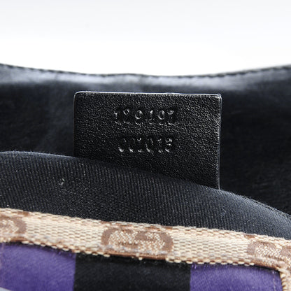 Gucci Tom Ford Monogram Horsebit Web Clutch Purple 7 of 7