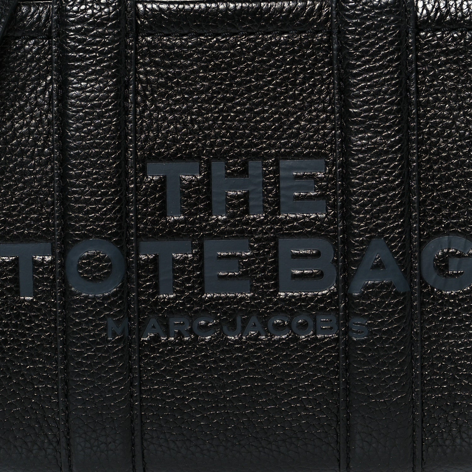 Marc Jacobs Grained Calfskin Micro The Tote Bag Black 8 of 10