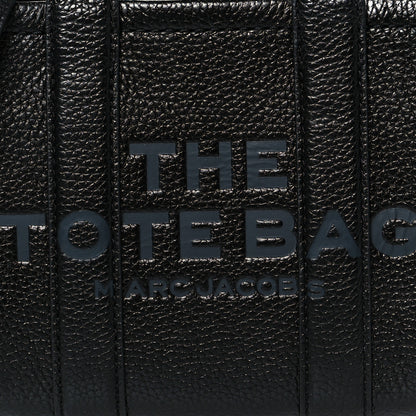 Marc Jacobs Grained Calfskin Micro The Tote Bag Black 8 of 10