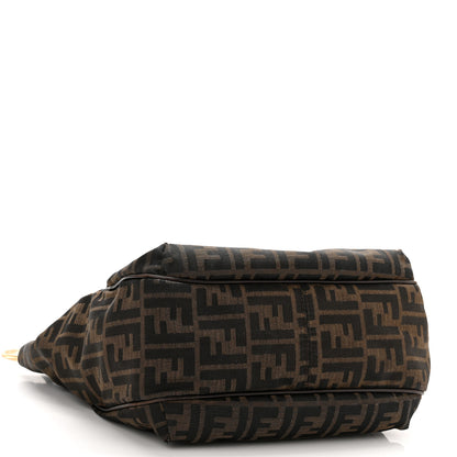 Fendi Zucca Small Chef Shopping Tote Tobacco Moro 4 of 15