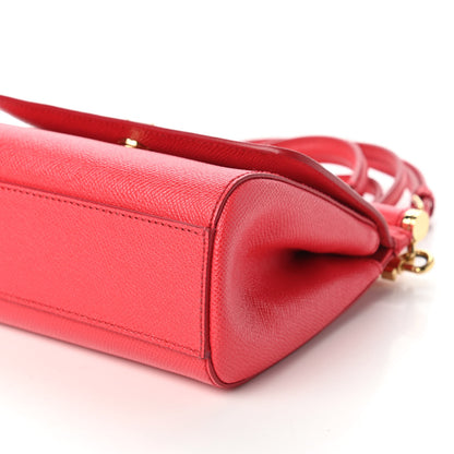 Dolce & Gabbana Dauphine Small Miss Sicily Satchel Roso 7 of 9