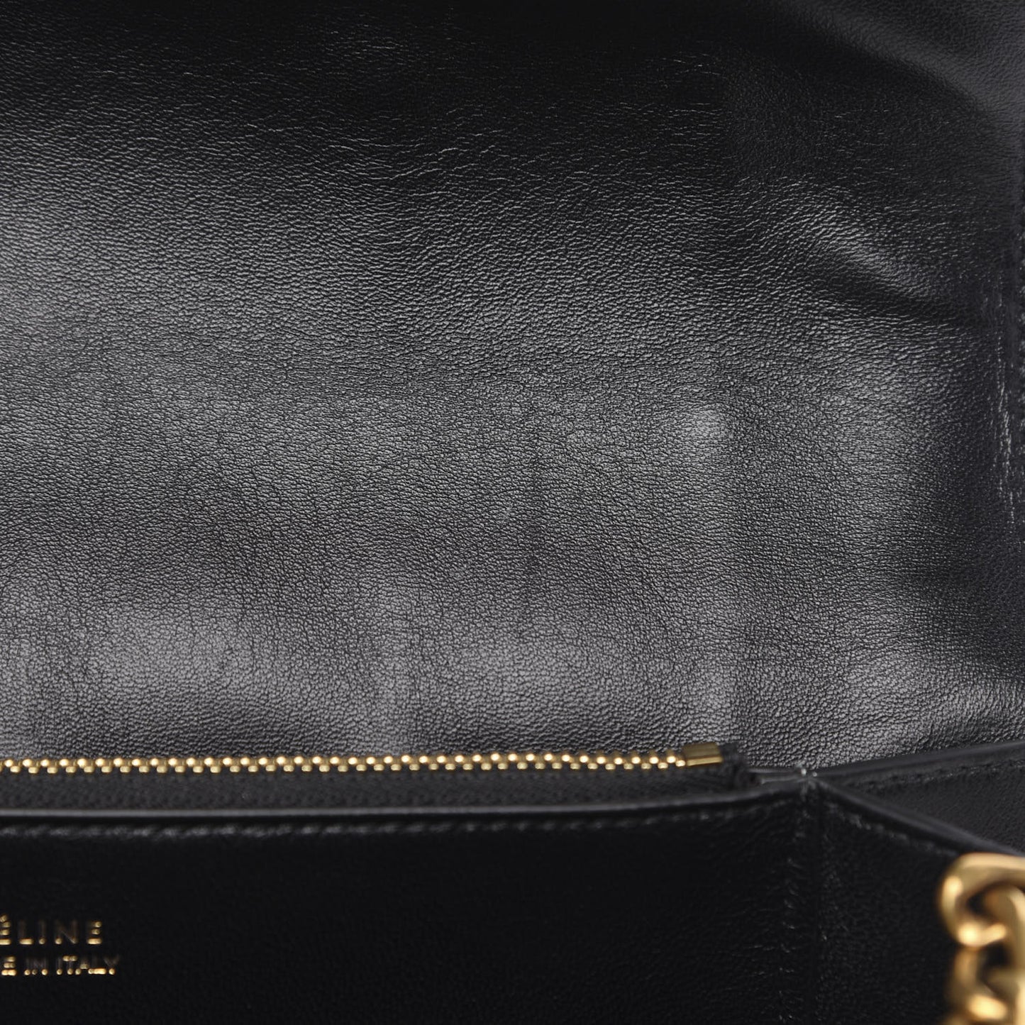 Lambskin Quilted Shoulder Bag Black
