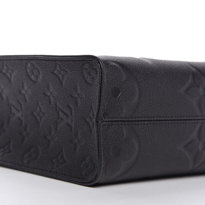 Louis Vuitton Empreinte Monogram Giant Onthego PM Black 6 of 10