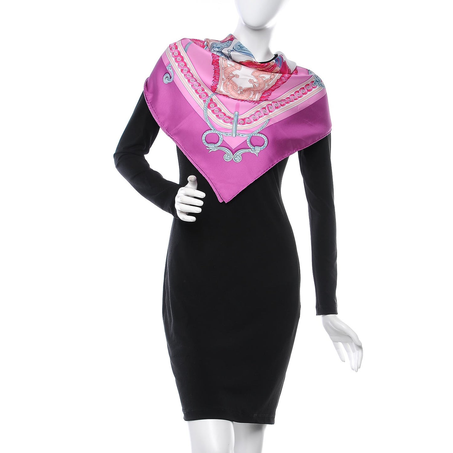 Silk Bride De Cour Scarf 90