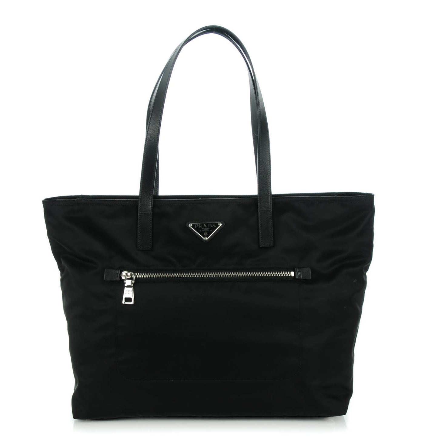 Saffiano Tessuto Nylon Tote Nero Black