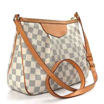 Louis Vuitton Damier Azur Siracusa MM 3 of 9