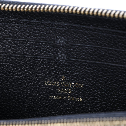 Louis Vuitton Empreinte Clemence Wallet Black 6 of 7