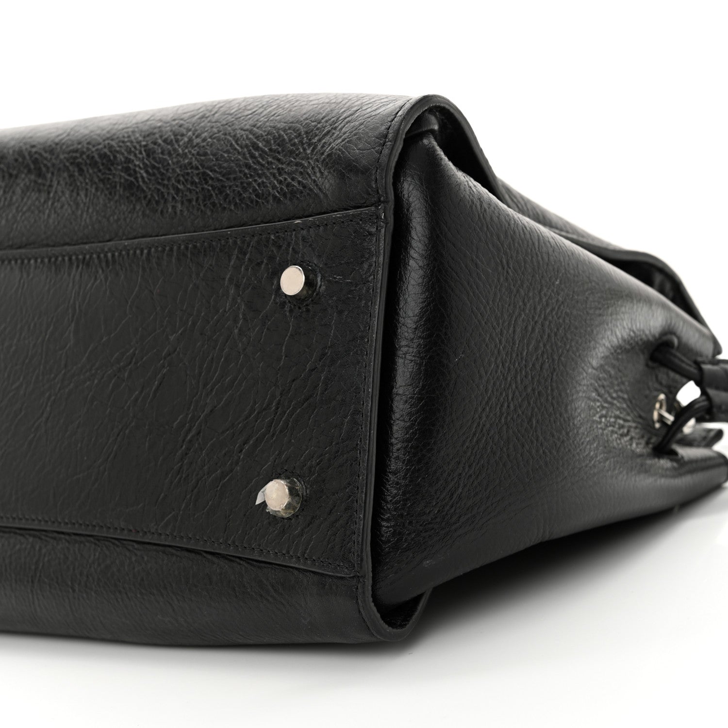 Mulberry High Shine Calfskin Iris Tote Black 9 of 11