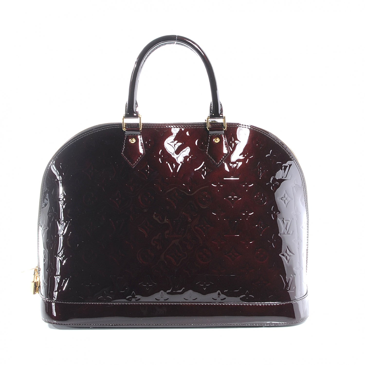 Louis Vuitton Vernis Alma GM Amarante 7 of 8