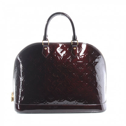 Louis Vuitton Vernis Alma GM Amarante 7 of 8