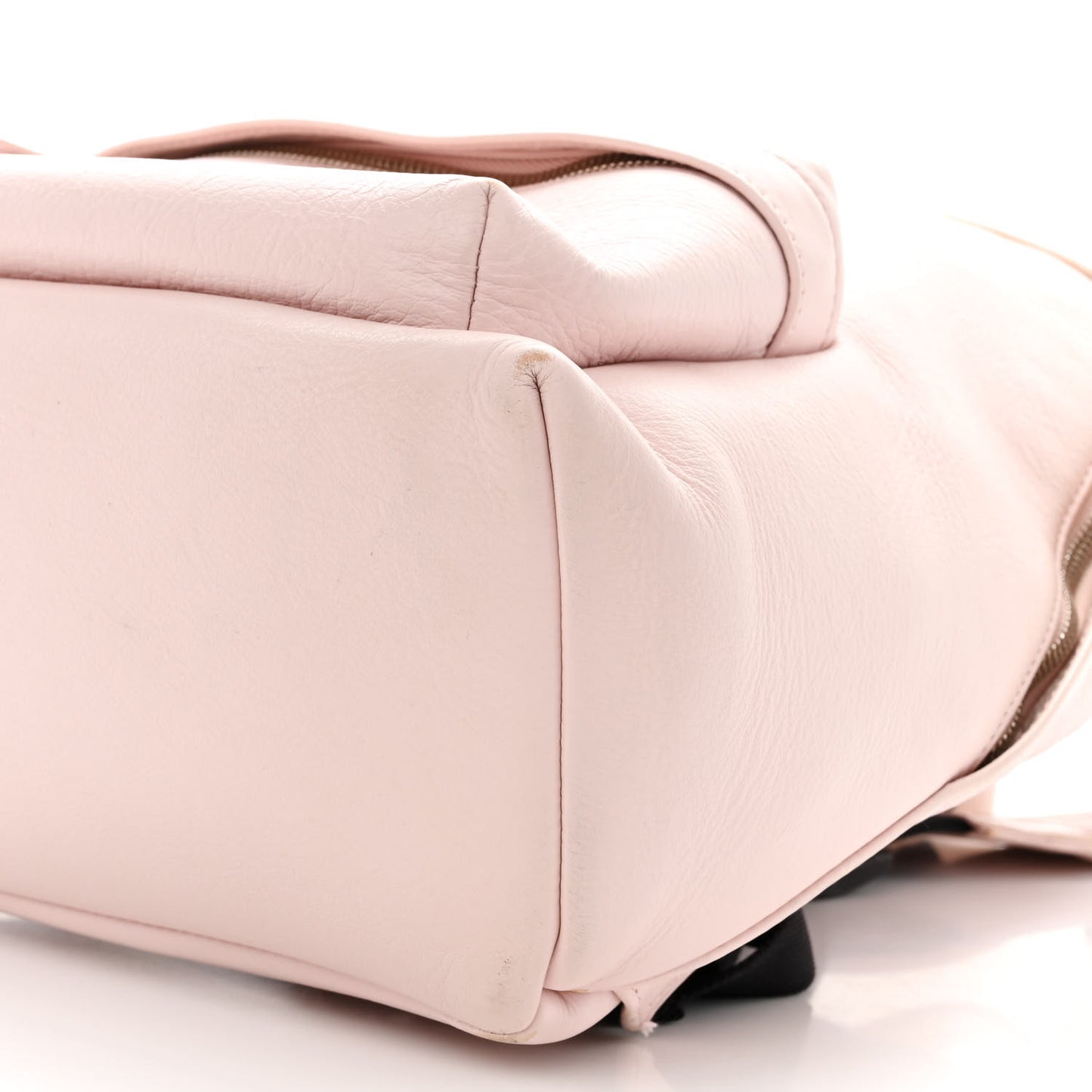 Smooth Calfskin Logo Small Everyday Backpack Light Rose Black