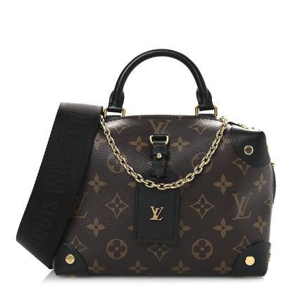 Louis Vuitton Monogram Petite Malle Souple Black 1 of 11