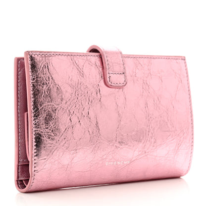 Givenchy Laminated Calfskin 4G Wallet Pink 3 of 10