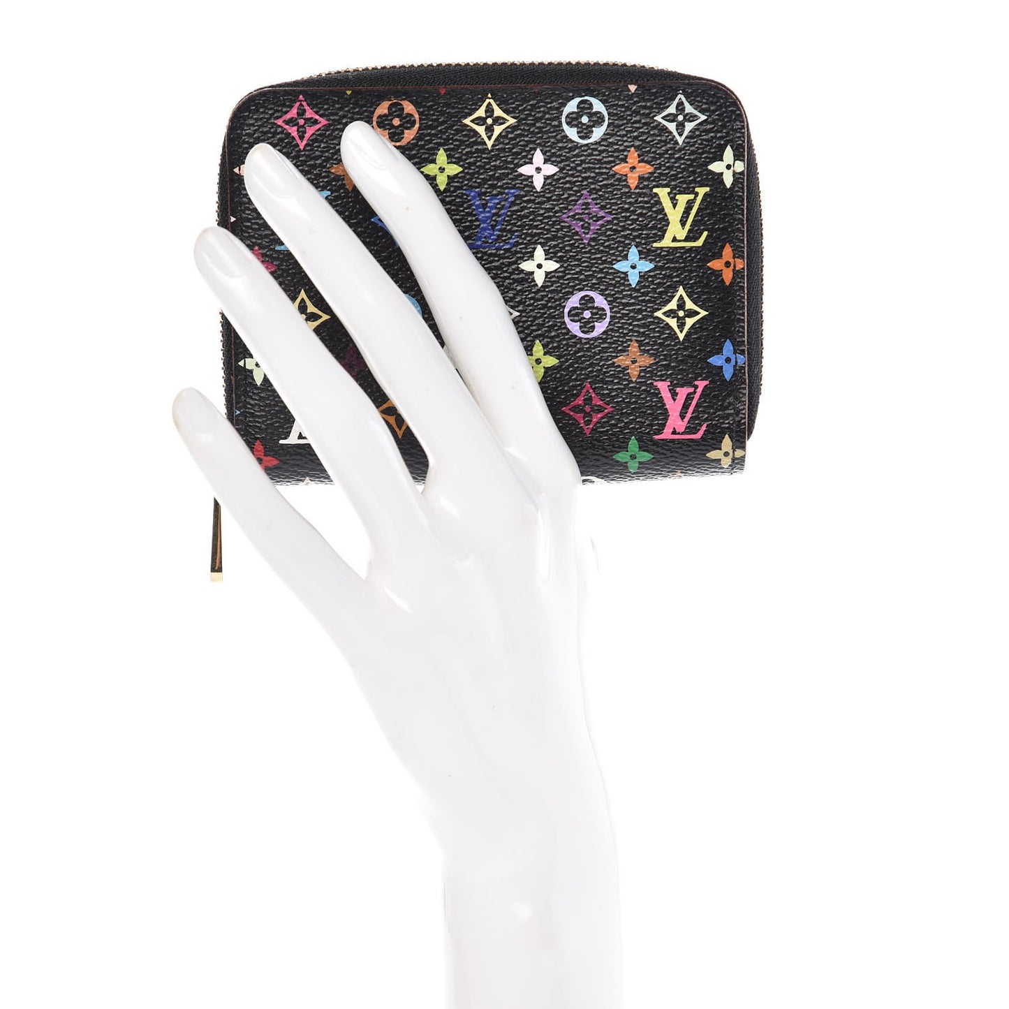 Monogram Multicolor Zippy Coin Purse Black Grenade