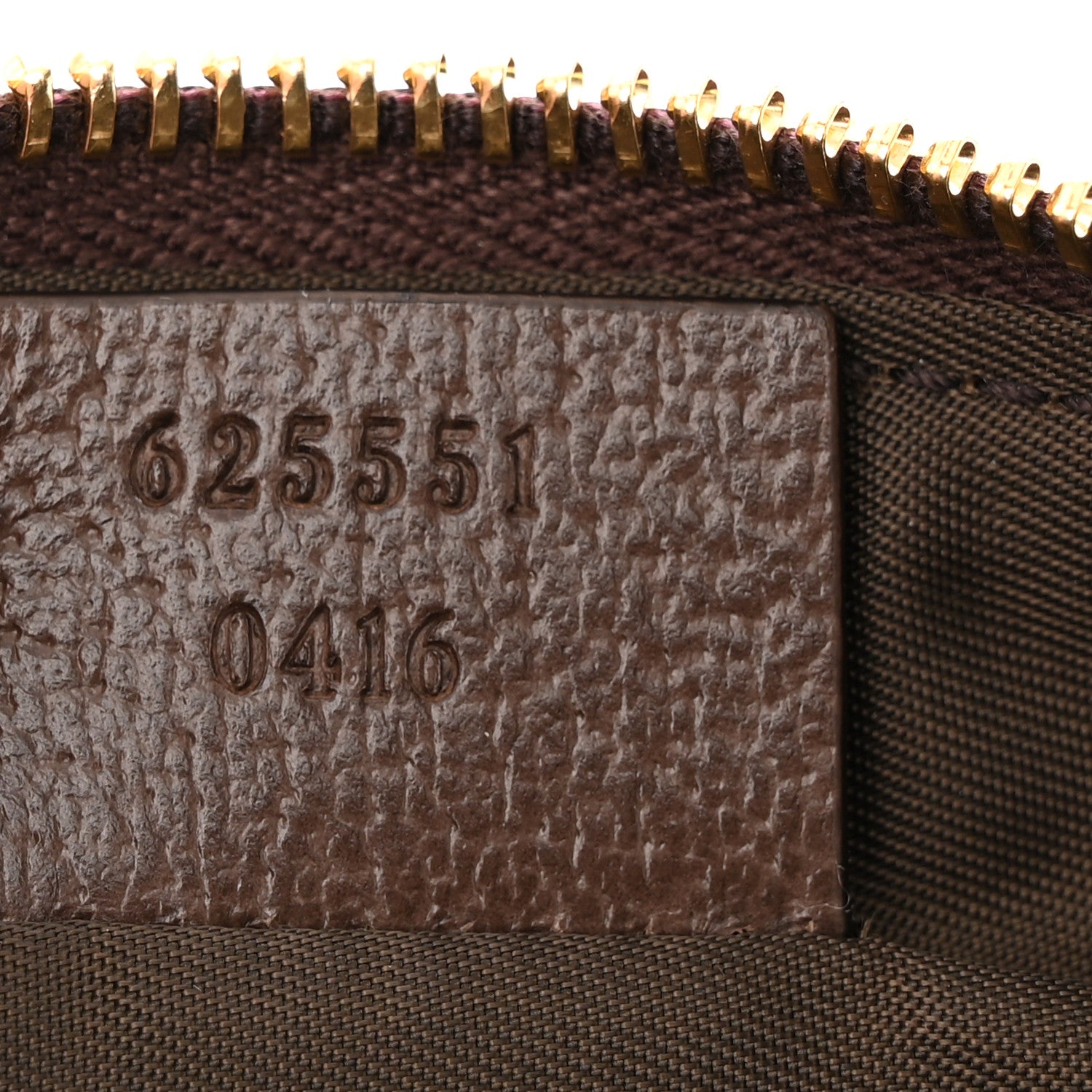 Gucci GG Supreme Monogram Textured Calfskin Web Large Ophidia Cosmetic Case Beige Ebony New Acero 7 of 12