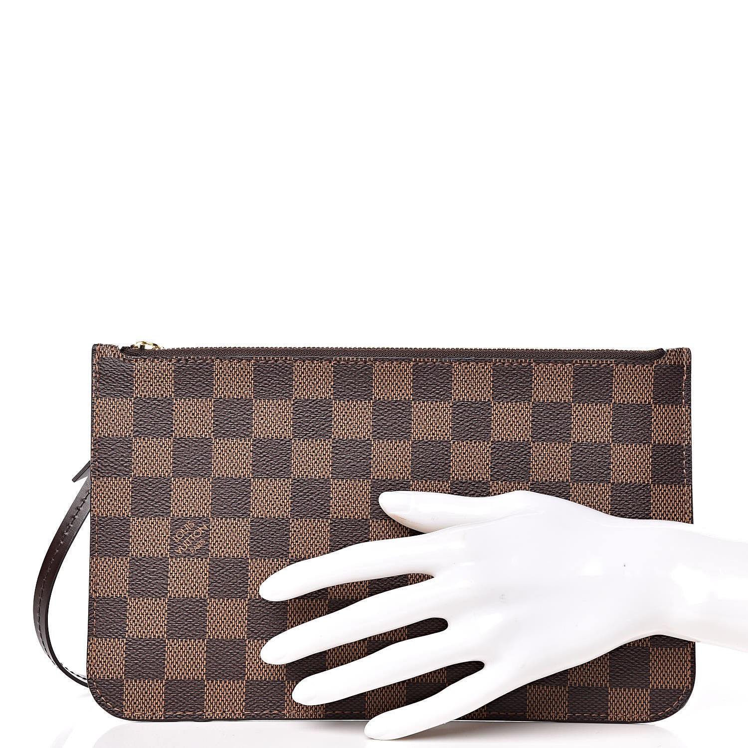 Louis Vuitton Damier Ebene Neverfull MM GM Pochette 2 of 8