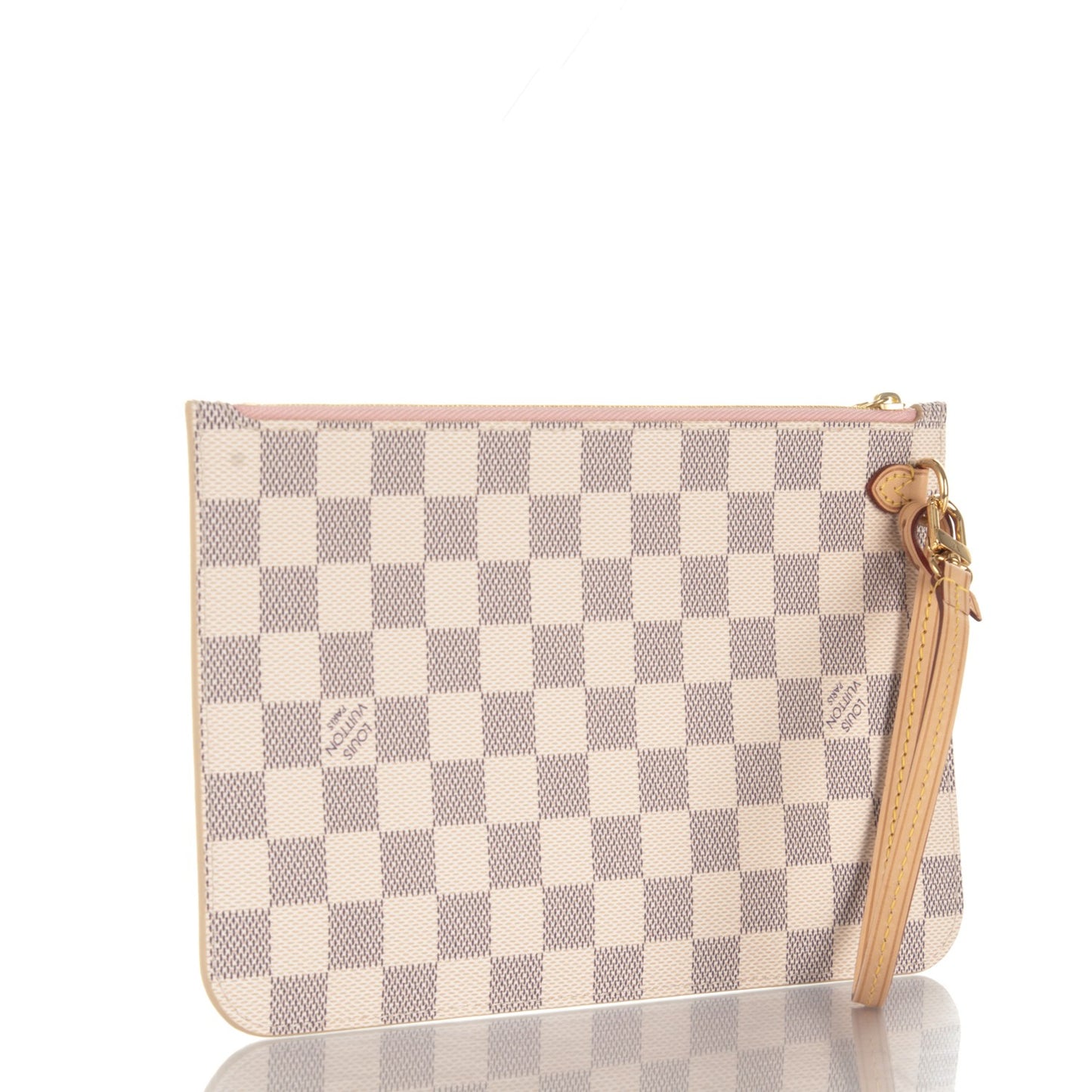 Damier Azur Neverfull MM GM Pochette Rose Ballerine