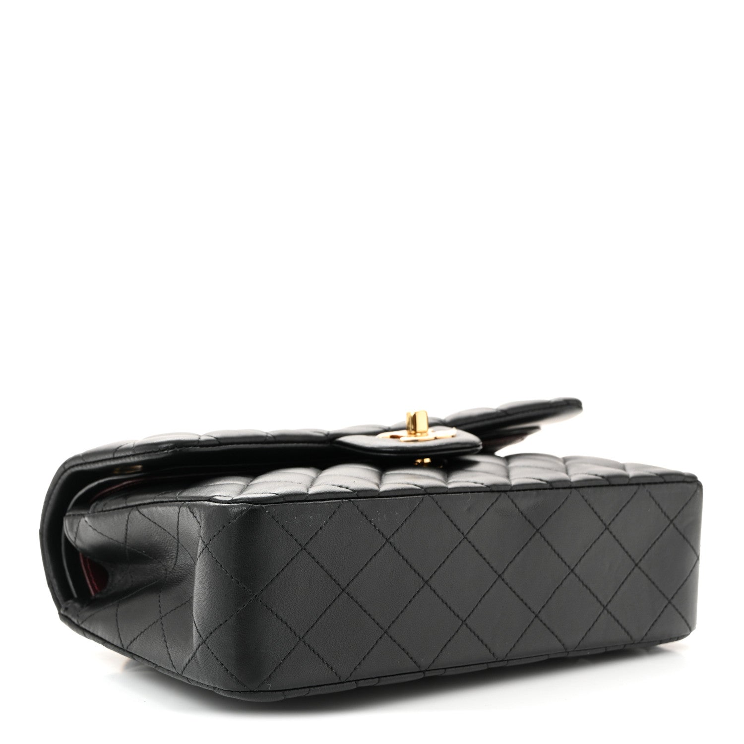 Chanel Lambskin Quilted Small Double Flap Black 4 of 10