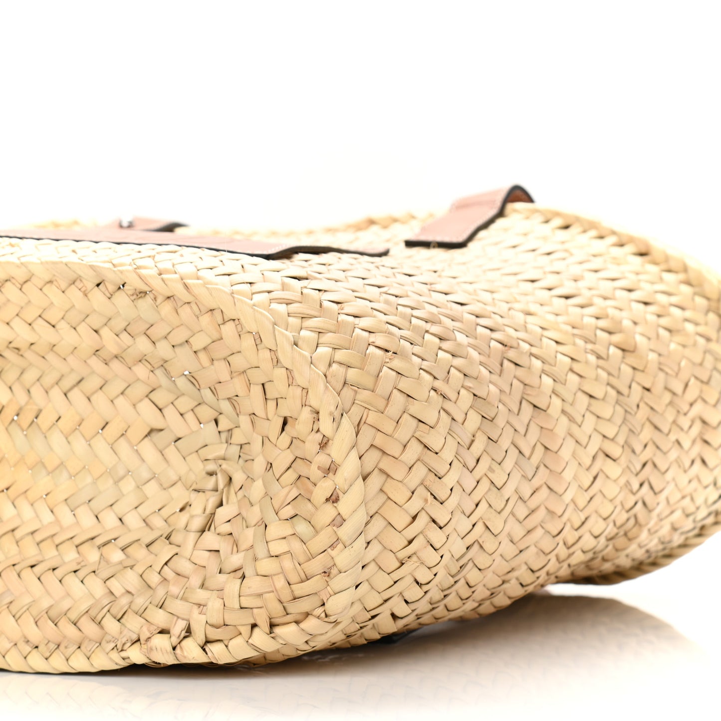 Raffia Basket Tote Bag Natural Tan