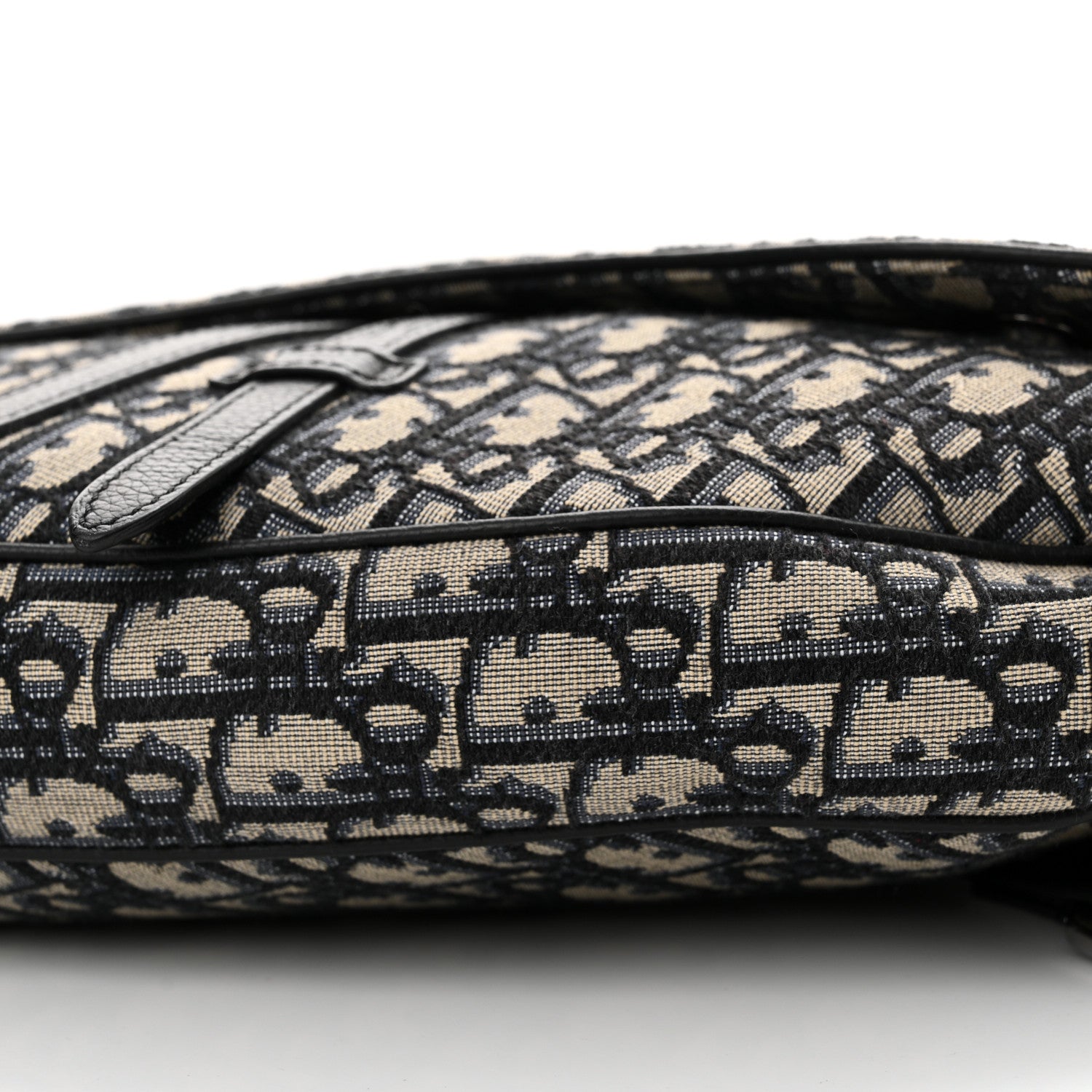 Christian Dior Oblique Mens Saddle Bag Blue 10 of 11