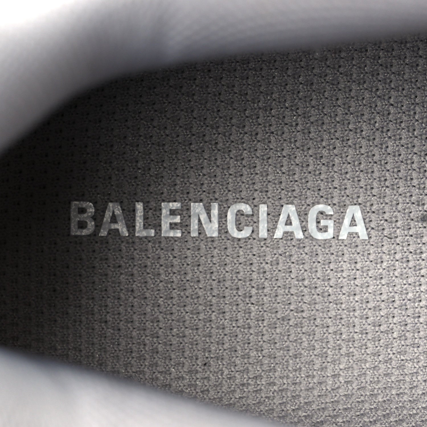 Balenciaga Metallic Fabric Mesh Womens Triple S Sneakers 39 Silver 8 of 10