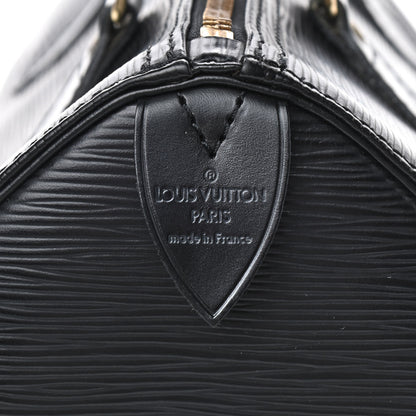 Louis Vuitton Epi Speedy 25 Black 8 of 9