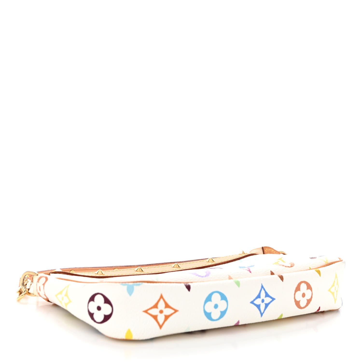 Louis Vuitton Monogram Multicolor Pochette Accessories White 4 of 10
