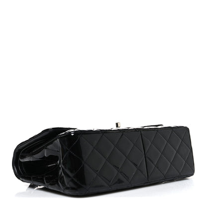 Chanel Patent Quilted Jumbo Double Flap Black 3 of 9