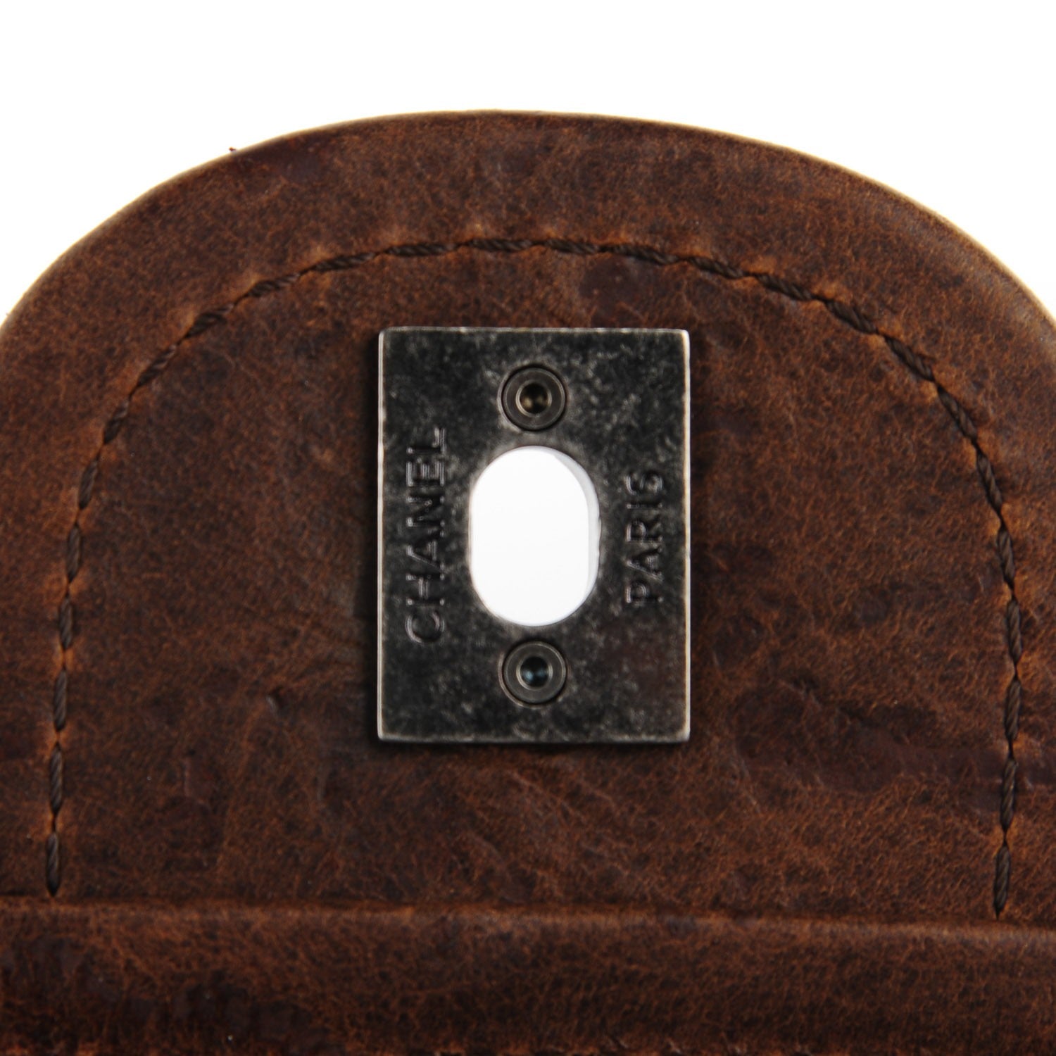 Chanel Aged Crumpled Calfskin Small Vintage Flap Brown 6 of 9