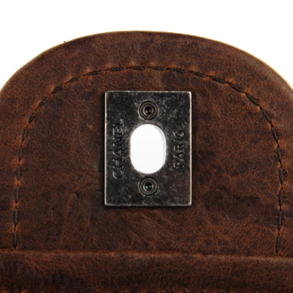 Chanel Aged Crumpled Calfskin Small Vintage Flap Brown 6 of 9