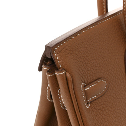 Hermes Togo Birkin 25 Gold 12 of 12