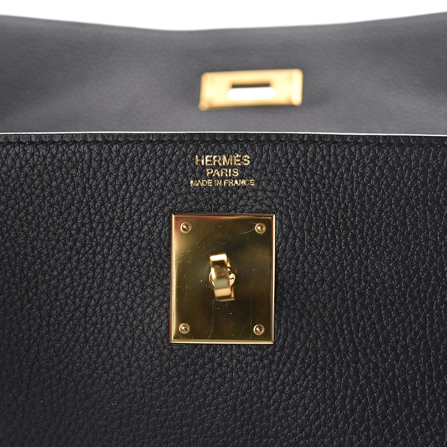 Hermes Togo Kelly Retourne 32 Black 6 of 11