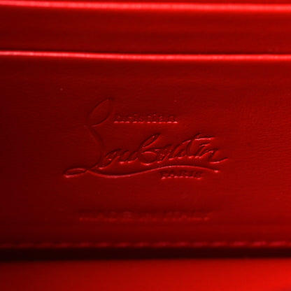 Christian Louboutin Metallic Calfskin Loubi54 Crossbody Clutch Red 6 of 8