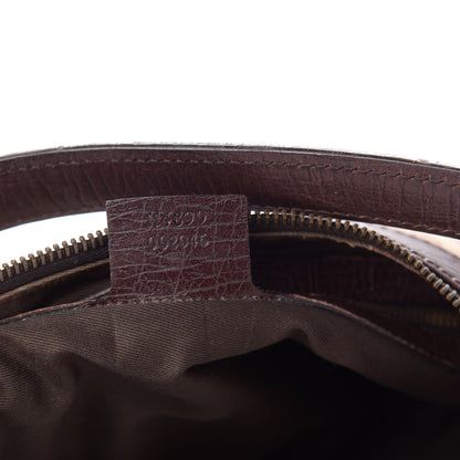 Gucci Monogram Horsebit Hobo Brown 11 of 17
