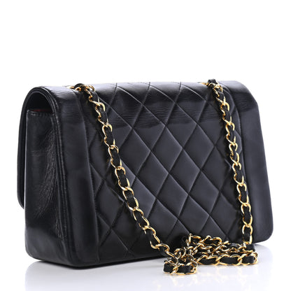 Chanel Lambskin Quilted Small Single Flap Black 2 of 4