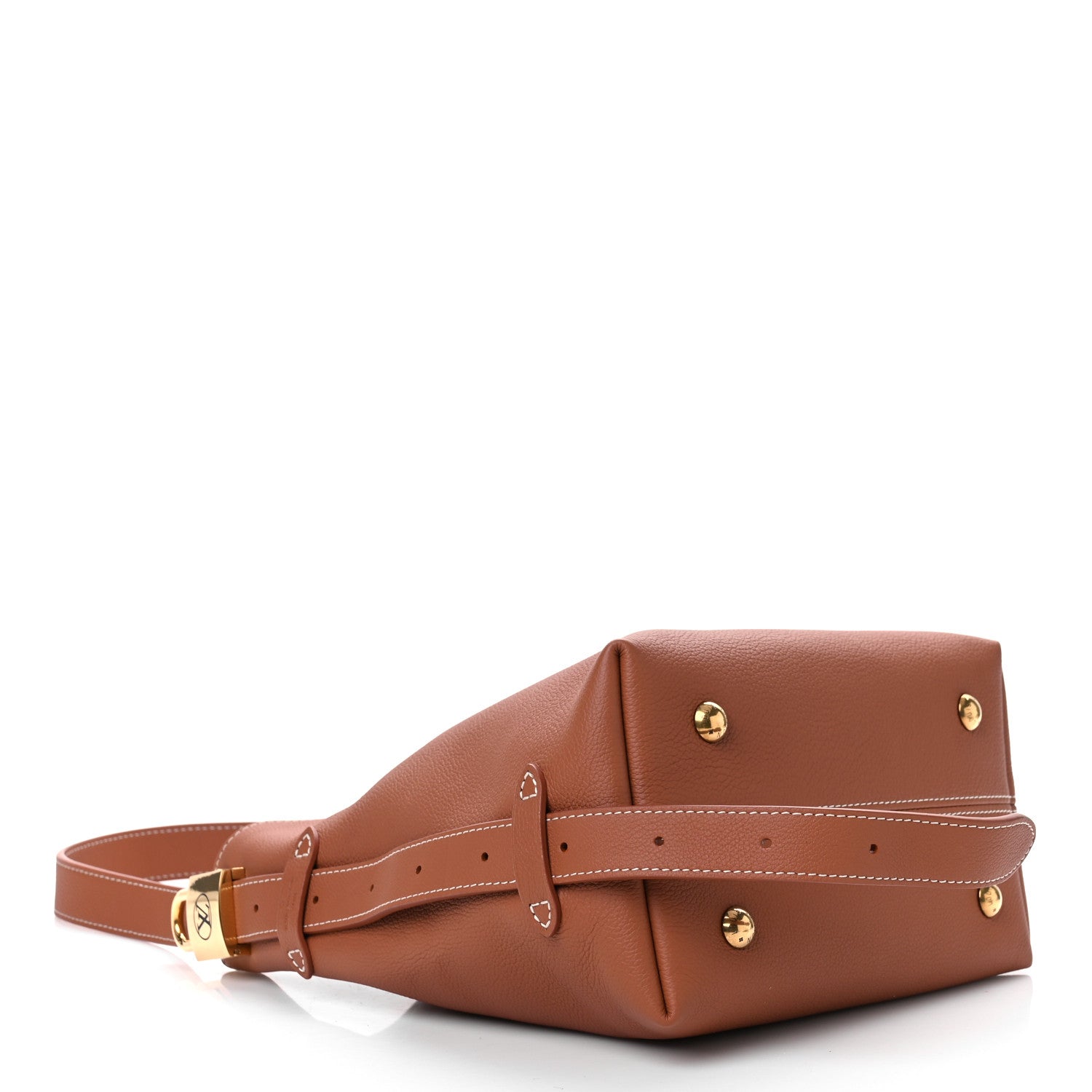 Louis Vuitton Grained Calfskin Low Key Hobo PM Cognac 5 of 12
