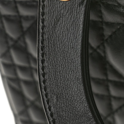 Christian Dior Lambskin Cannage Medium Lady Dior Black 11 of 13
